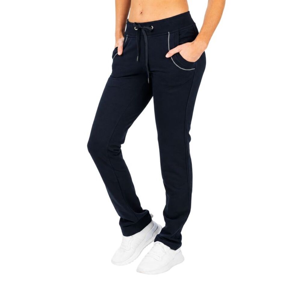 Sjeng Sports Womens/Ladies Contrast Stitching Regular Sweatpants / Dark Blue